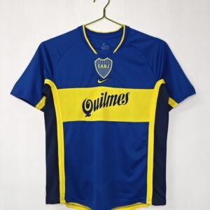 Camiseta retro Boca Juniors 2001/02 local - frente